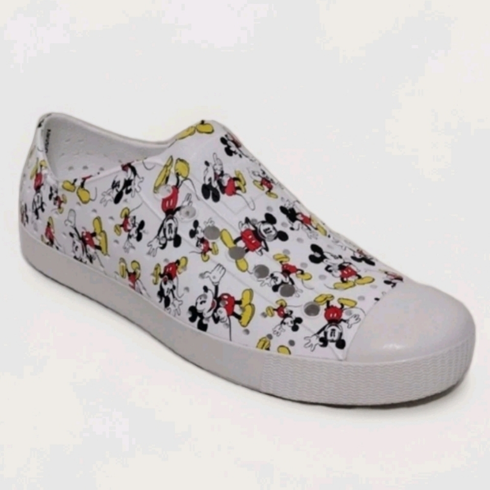 Native x Disney Jefferson Mickey Mouse Print Lightweight Waterproof Sneakers 9